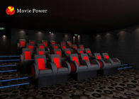 Sistema extraordinario del cine del sonido 4D con las sillas negras de la vibración