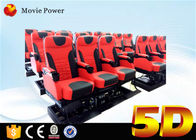 3 Dof eléctricos/cine hidráulico del simulador del equipo 5D del cine 5D con la silla del movimiento