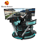 6 dof Simulador de carreras hidráulico VR Juegos de realidad virtual 3 pantalla F1 Simulador de carreras