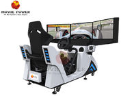 Máquina de juego del coche que compite con la ayuda Multyplayers del simulador del coche de la carlinga del simulador