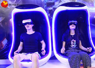 Entretenimiento interior de la montaña rusa de los asientos dobles VR del simulador del huevo de la magia 9D VR