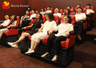 Negro/blanco/cine rojo de Seat 4D, equipo de la realidad virtual para el parque de atracciones