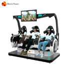 3 dinámica de fichas del cine del simulador VR de la realidad virtual de los asientos