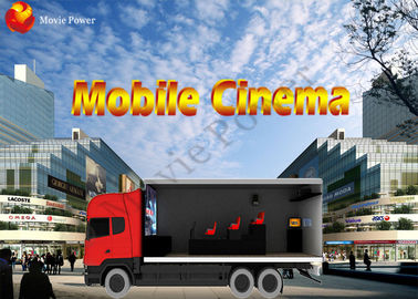 Simulador móvil de Seat 7d del movimiento de la silla del proyector del holograma del cine del camión dinámico 7d