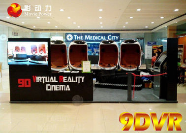 Simulador interactivo de la realidad virtual 9D de la cabina para el equipo del parque de atracciones