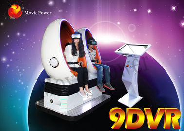 Simulador comercial de la realidad virtual VR de la máquina de juego 9D con el asiento dos