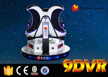 Tripple Seat del sistema eléctrico 220v del cine de la forma 9D VR del huevo/de la luna por completo automático