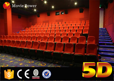 100 teatro Seat del movimiento del sistema eléctrico 4d de los asientos con el fuego del viento de la nieve de la burbuja de la lluvia