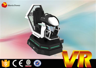 3 máquina de juego eléctrica del movimiento del cine del Dof 9D VR carreras de coches que compiten con Seat de 360 grados