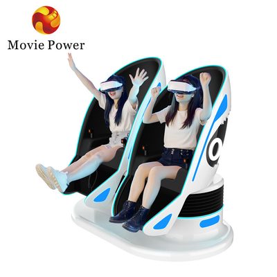 Centro comercial 9D Egg Chair Roller Coaster Simulador de realidad virtual Máquina de juegos asientos dinámicos