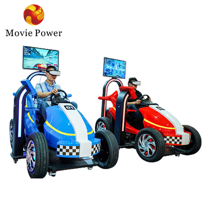 Parque temático VR Rides 9D Juego de carreras para niños Simulador de monedas Automóvil operado Máquina arcade