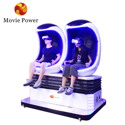 Parque de diversiones Vr 9D Simulador de movimiento Juego interactivo 9D VR Realidad virtual Egg Vr silla de cine
