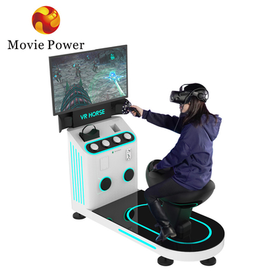 1 jugador 9D simulador de realidad virtual caballo montar VR máquina de juego moneda operada