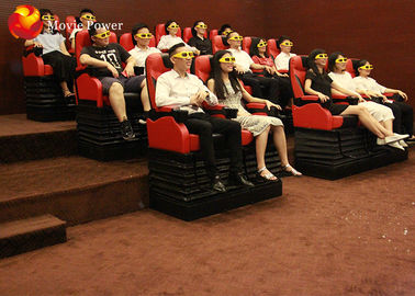 asientos interesantes del movimiento de los temas de las atracciones emocionantes del cine 4D en el mercado de Dubai