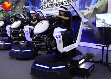 Máquina de juego interactiva del coche de competición de la arcada del simulador del simulador 3D VR de las carreras de coches 9D