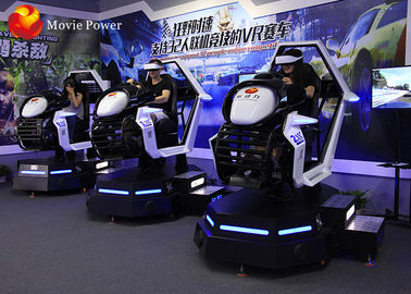 Máquina de juego dinámica del coche de competición del coche XD VR del simulador del parque de atracciones 9D que conduce el simulador