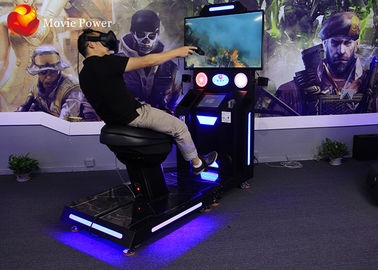 Paseo de la máquina del montar a caballo del simulador de la realidad virtual de Vr en el campo de batalla del lomo de caballo que lucha al enemigo