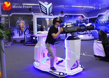 máquina de juego de la batalla del tiroteo de HTC Vive del parque de atracciones del espacio del caminante de Gatling del soporte de 9d VR