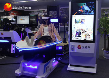 Simulador dinámico de la diapositiva del cine blanco del color 9D VR con los juegos de la montaña rusa