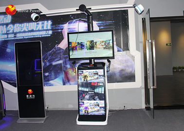 Mini juegos 360 del simulador del tiroteo de la plataforma del superhéroe de HTC 9D VR que dan une vuelta