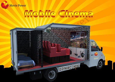 /12 cines móviles multijugador 5D del camión del cine/del parque temático de los asientos 6/9 7D
