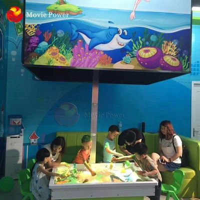 Caja interactiva de la arena de la proyección de AR de los juegos de los niños interiores del sistema interactivo