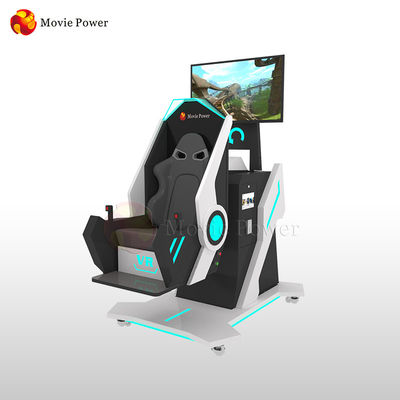 Máquina de juego de fichas de la plataforma VR del movimiento de Flight Simulator del parque temático 360