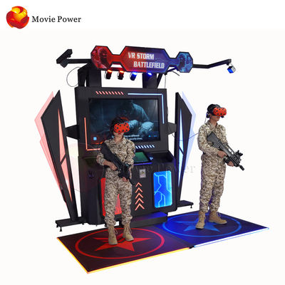 Plataforma eléctrica permanente interactiva del simulador de la realidad virtual de 2 jugadores