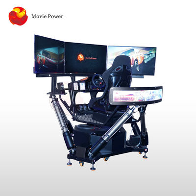 Carlinga portátil 4D de la pantalla del Dof 3 del simulador 6 de las carreras de coches de la realidad virtual 9D que conduce el simulador