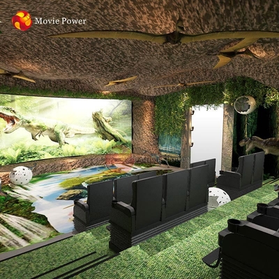Experiencia interactiva dinámica de Immersive del teatro del dinosaurio 4D 5D del simulador de VR