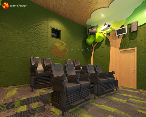 Cine del tema 5D del equipo de la silla VR del movimiento del sistema del cine del simulador 5D del entretenimiento 9D VR