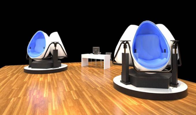 SGS eléctrico de la silla del huevo del cine de los vidrios 9D VR de la realidad virtual 3D 0
