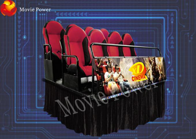 Simulador comercial del cine de la máquina de juego 5d 7d 9d multijugador 0