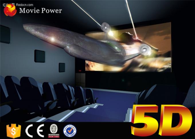12 efectos especiales y cine Motional 4D modificados para requisitos particulares a partir de 2-200 asientos hechos en cuero 0