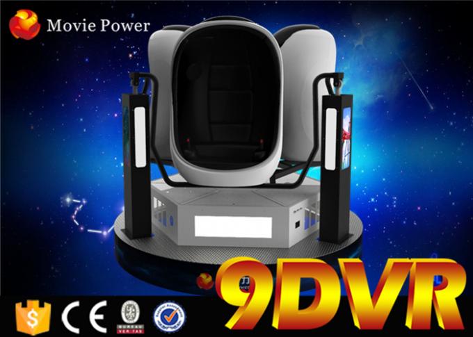 Con el simulador divertido del cine del movimiento de VR de la tecnología 9d de la acción de los cines del entretenimiento de alta tecnología de los niños 0