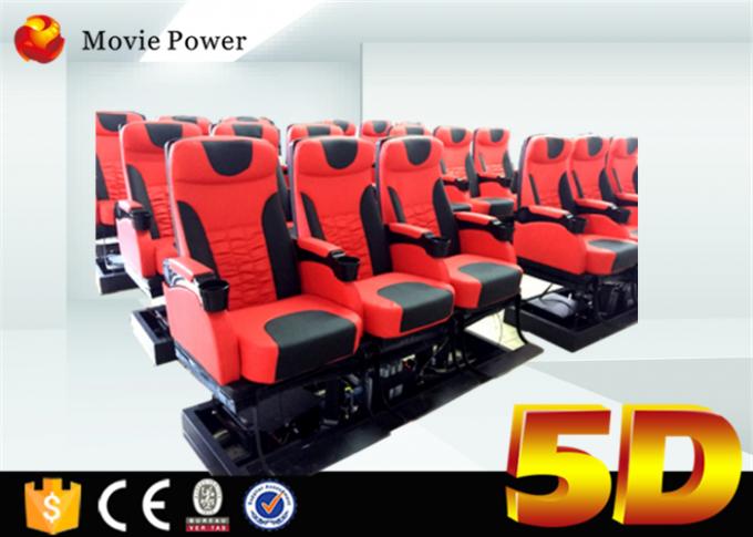 7,1 Sistema audio del canal y cine de la pantalla 4-D de la curva con 3 sillas eléctricas del DOF 0