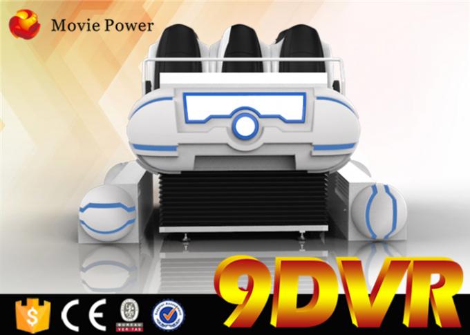 La familia 6 asienta el sistema eléctrico del cine del cine de 9D VR con efectos especiales del viento 0