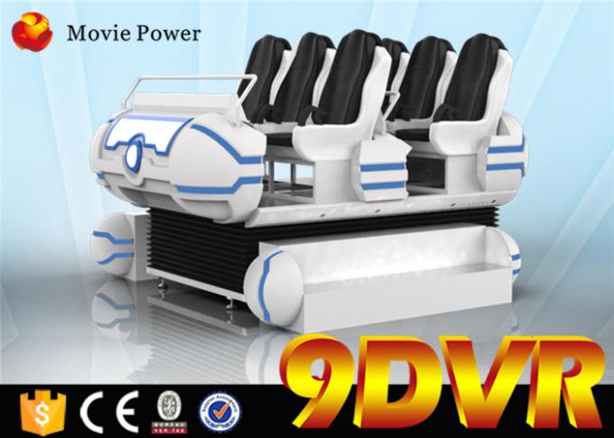 6 altos películas de la definición de los asientos/cines de los juegos 9D VR para la instalación fácil del camión de la película 0
