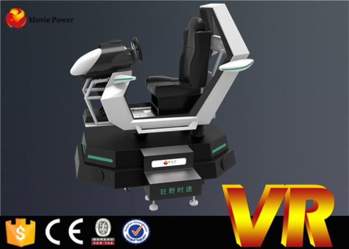 Coche de competición de la arcada que conduce el simulador de la máquina de juego del cine de 9D VR con 360 vidrios de Vr 0