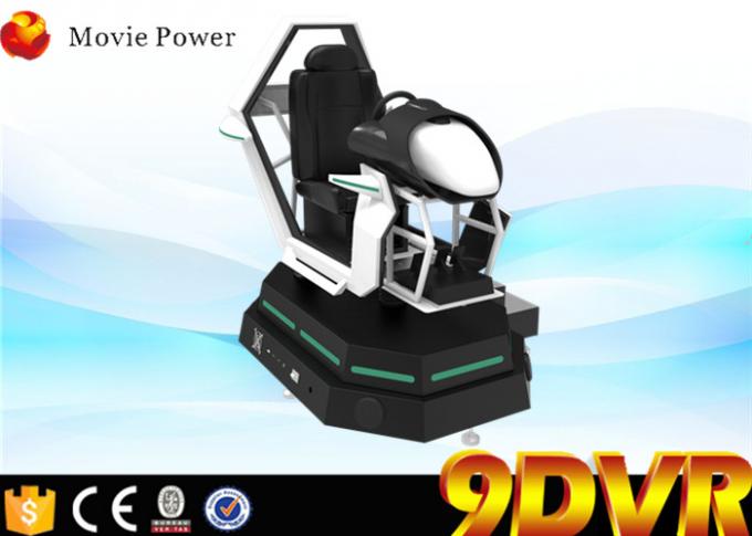 3 máquina de juego electrónica de la realidad virtual de la plataforma 9d Vr del Dof de las carreras de coches dinámicas del cine 0