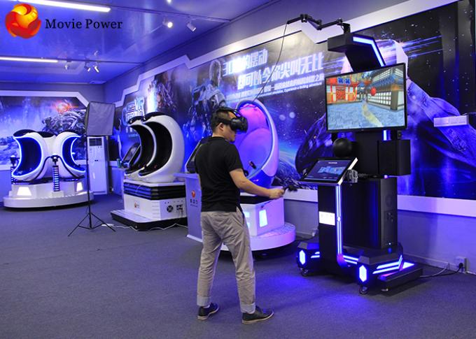 Mini simulador de los juegos del tiroteo que coloca el parque de atracciones interior de la plataforma derecha de HTC VR 0