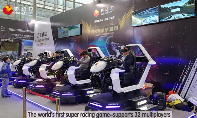 Máquina de juego llena interactiva del coche de la rotación F1 de Vr de la realidad virtual del simulador 1080P Hd del juego 9D 1