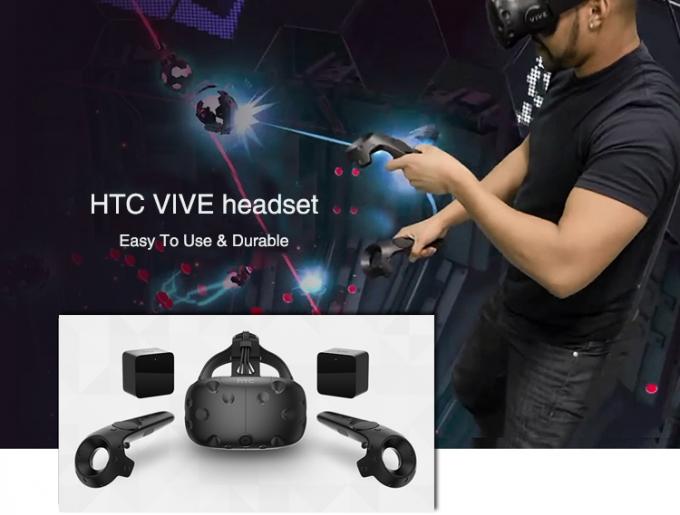 El azul de 360 grados enciende Immersive 9D Vr HTC Vive que coloca el juego interactivo del tiroteo 0