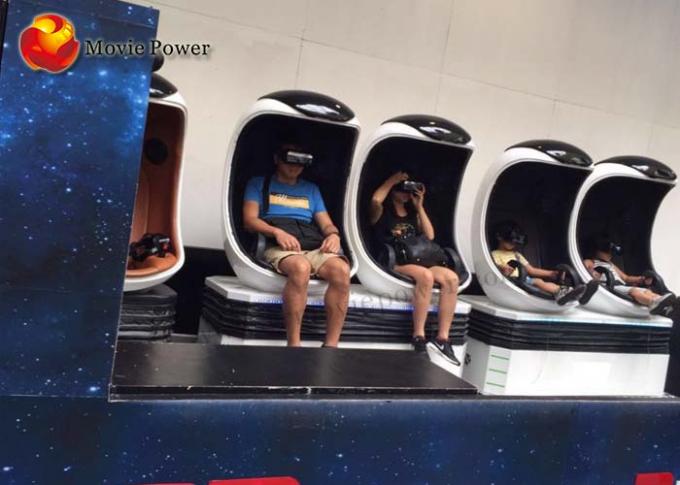 Cine de la silla/9D VR del huevo de la realidad virtual con el 1/2/3 asientos 0