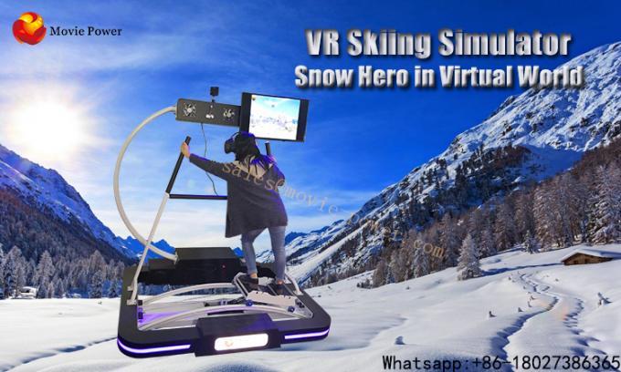 Aventúrese los dispositivos del simulador del esquí de 9D Vr/del juego de la realidad virtual 0