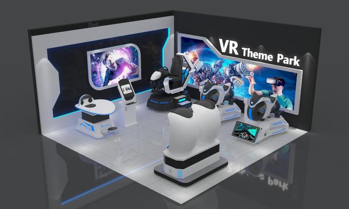 Sistema de tarjeta VR que conduce el simulador con la barra real de la manija/la motocicleta de la realidad virtual 4