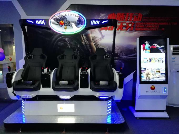 2 simulador del cine del huevo 9D de los asientos VR con el casco del sistema eléctrico/DPVR E3 2