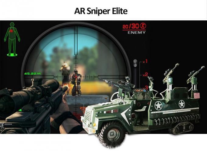 La máquina de juego de arcada del tiroteo de la blanco de 5 jugadores AR indica el simulador para el centro comercial 0