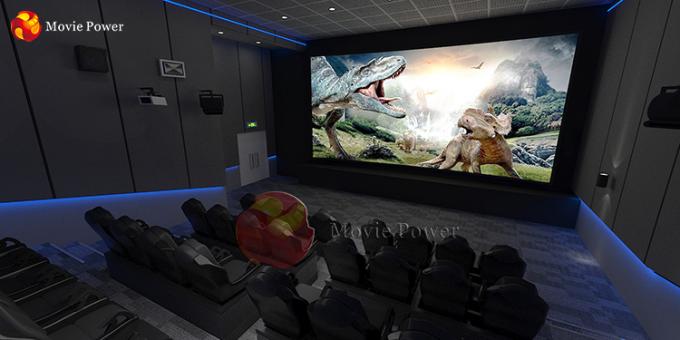 Equipo dinámico del cine de la silla 220V 5D de la experiencia del entretenimiento del poder de la película en Dubai 0