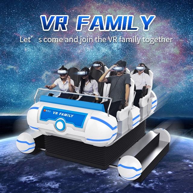 Gran simulador del cine de los vidrios 9d de la plataforma VR del movimiento de la experiencia 0